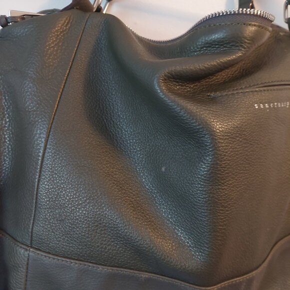 Green leather Sanctuary crossbody bag - Picture 7 of 9